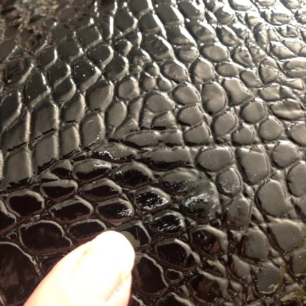 Kate Spade Faux Black Crocodile Pattern Handbag - Picture 6 of 10